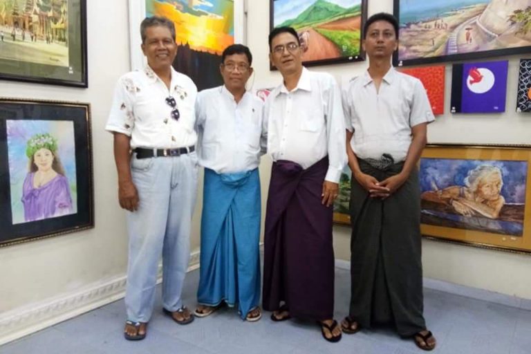 ပခုကၠဴမွ ပန္းခ်ီဆရာ ၁၇ ဦး စုေပါင္း ျပသသည့္ တမာရနံ႔ ပန္းခ်ီျပပြဲ