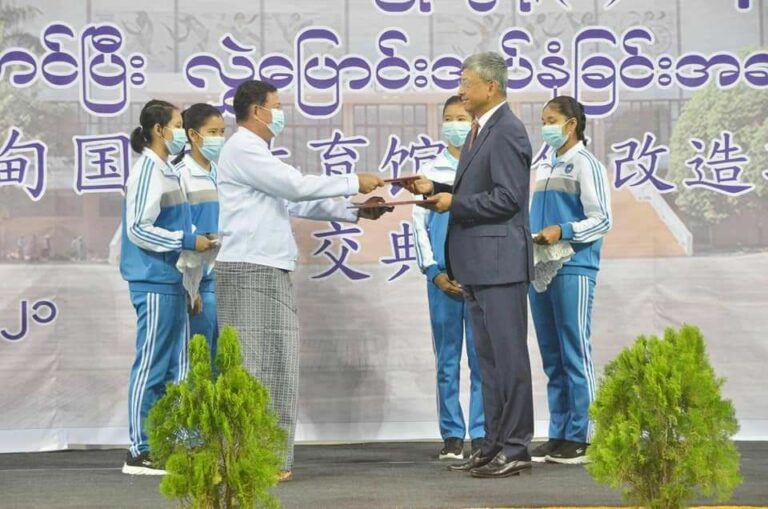 သုဝဏ္ဏအမျိုးသားအားကစားပြိုင်ပွဲရုံ(၁)ကို တ ရုတ်နိုင်ငံကအဆင့်မြှင့်တင်ပေးပြီး ပြန်လည်လွှဲ ပြောင်းပေး