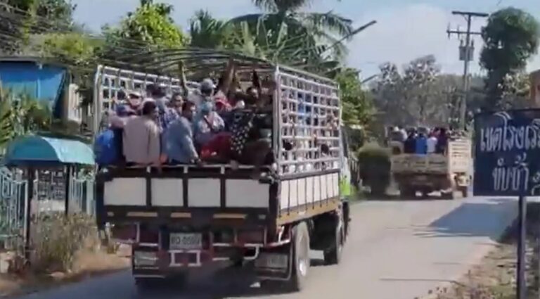 ထိုင်းနိုင်ငံတွင်ရောက်နေကြသော မြန်မာစစ်ဘေးရှောင်များထဲမှ အယောက် ၅၀၀ ခန့် အိမ်ပြန်ခွင့်ရ