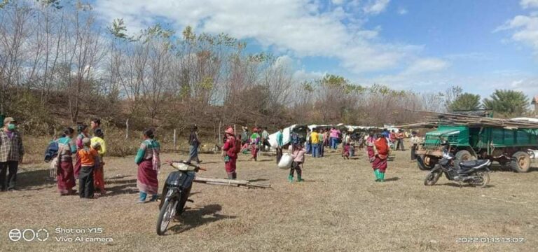 မိုင်းကိုင်မြို့သို့ရောက်ရှိနေသည့် စစ်ဘေးရှောင်များအတွက် အကူအညီများလိုအပ်နေ