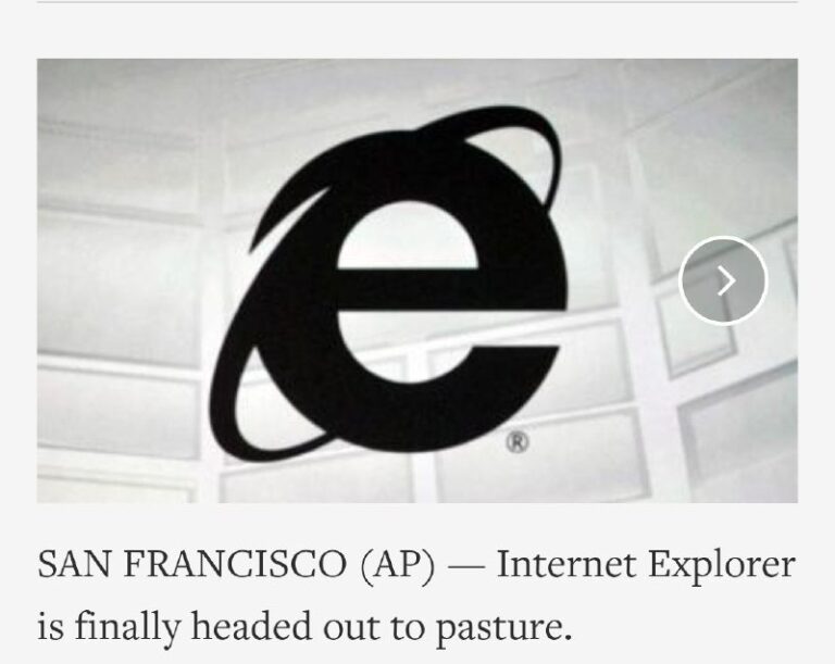 တစ်ချိန်က လူသုံးများခဲ့သည့် Internet Explorer အား နည်းပညာပံ့ပိုးမှုများရပ်လိုက်ပြီ