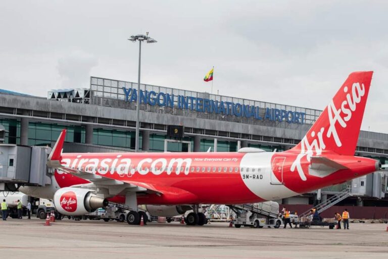 Air Asia လေ ကြောင်းလိုင်းမှ ရန်ကုန်-ဘန်ကောက် ခရီးစဥ်အား ဇူလိုင်တွင် ပြန်လည်ပျံသန်းပြေးဆွဲသွားမည်