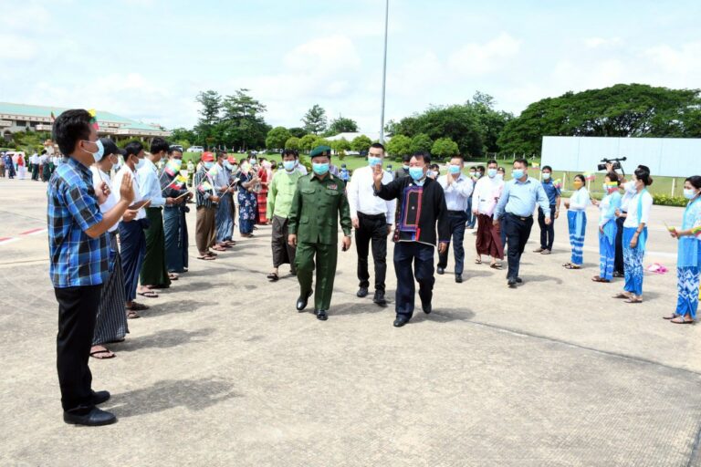 နစက ဥက္ကဋ္ဌ၏ ဖိတ်ခေါ်ချက်အရ လာရောက်တွေ့ ဆုံ၍ ငြိမ်းချမ်းရေးတွေ့ဆုံဆွေးနွေးပြီးနောက် NDAA(မိုင်းလား)ဒု-ဥက္ကဋ္ဌဦးစန်ပေ့ ဦးဆောင်သည့် ကိုယ်စားလှယ်အဖွဲ့ ပြန်လည်ထွက်ခွာ