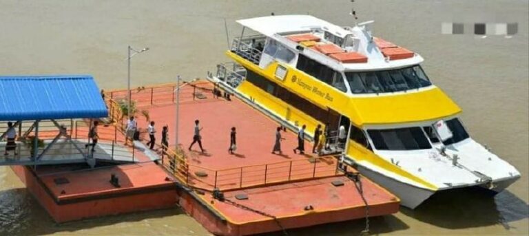 ၂ နှစ်ကျော်ရပ်နားထားသည့် Yangon Water Bus အား အောက်တိုဘာ ၁ ရက်မှစတင်ပြန်လည်ပြေးဆွဲမည်