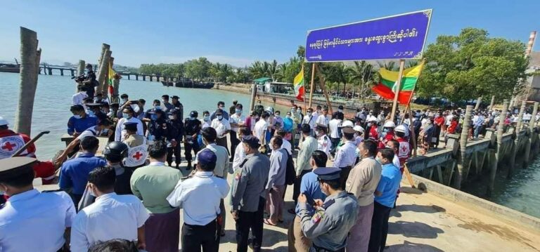 ရနောင်းမြို့ လဝက ရုံးအချုပ်ခန်း၌ ထိန်းသိမ်းခံထားရသည့် မြန်မာနိုင်ငံသားများ ပြန်လည်ဝင်ရောက်လာ