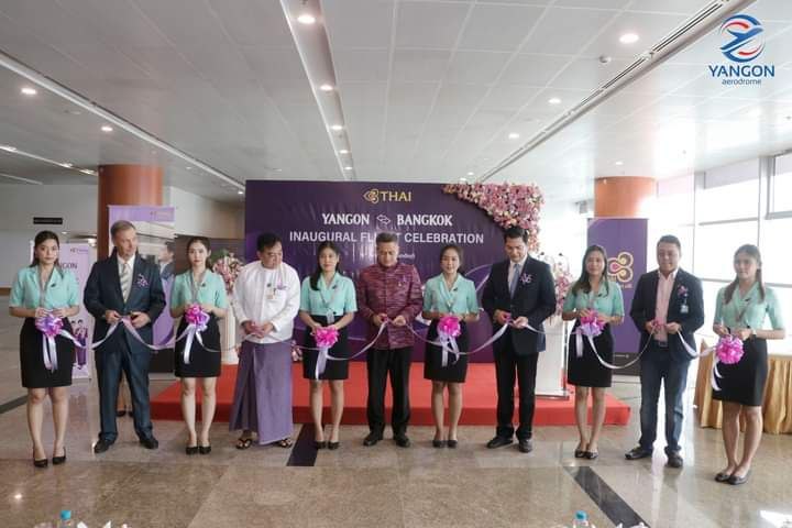 Thai Airways မှ ဘန်ကောက် – ရန်ကုန် လေကြောင်းခရီးစဉ် ချိတ်ဆက်ပျံသန်းမည်