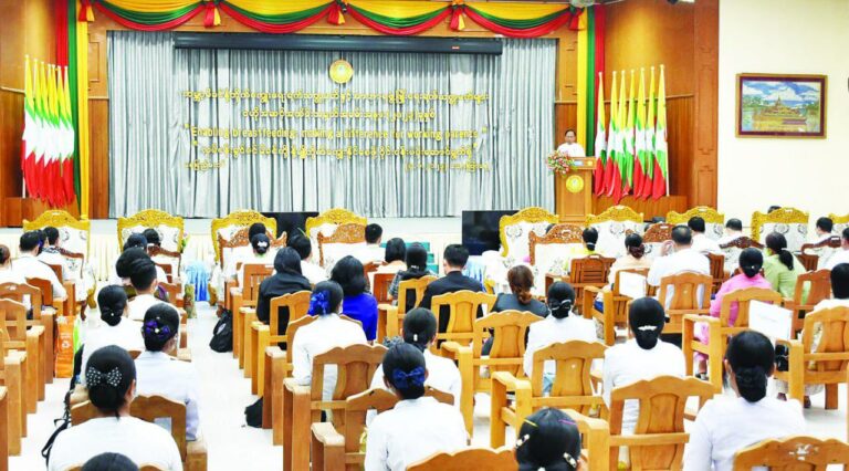 သြဂုတ် အပတ်စဥ်လိုက် အာဟာရဖွံ့ဖြိုးရေး ရက်သတ္တပတ်များကာလကို အရှိန်အဟုန်မြှင့်ဆောင်ရွက်မည်