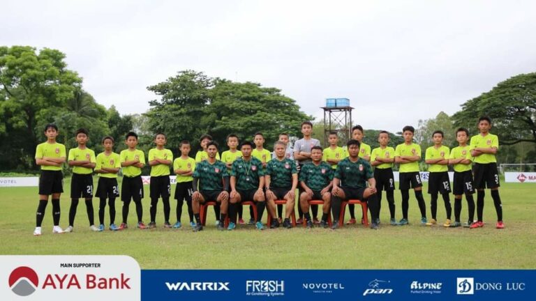 ဂျပန်တွင် ကျင်းပမည့် U12 Junior Soccer World Challenge 2023 ပြိုင်ပွဲ ယှဥ်ပြိုင်ရန် မြန်မာ ယူ-၁၂ အသင်း ထွက်ခွာ