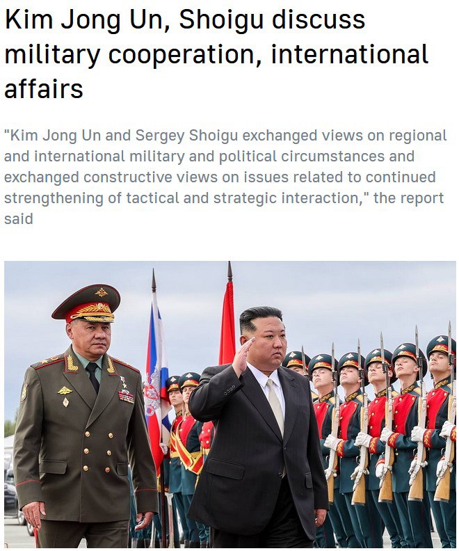 ကင်ဂျုံအန်နှင့် ရုရှားကာကွယ်ရေးဝန်ကြီးတို့ စစ်ရေးပူးပေါင်းဆောင်ရွက်မှု ဆွေးနွေးခဲ့