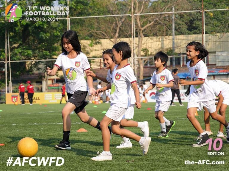 AFC Women’s Football Day 2024 အမျိုးသမီး ဘောလုံးပွဲတော်ကျင်းပ