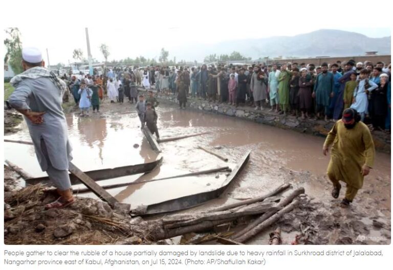 အာဖဂန်၌ ရေကြီး၍ လူ၄၀ ‌ေ-သ၊ ယာဉ်မတော်တဆမှုကြောင့် ၁၇ ဦး‌ေ-သ