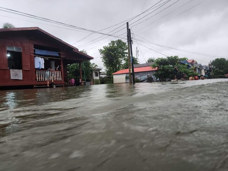 ( ၈)ရက်ကြာမြင့်ခဲ့ပြီဖြစ်သည့် အတ္ထရံမြစ်ရေ ယနေ့ ညနေပိုင်းအချိန်အထိ ဆက်လက်မြင့်တက်နေ