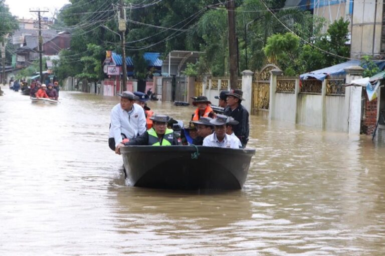 ပဲခူးမြို့နယ်အတွင်း မြစ်ရေ ကျဆင်းလာပြီဖြစ်၍ ပြန်လည် ထူထောင်ရေးလုပ်ငန်းများဆောင်ရွက်သွားမည်