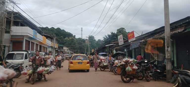 ကျောက်မဲမြို့တွင် လေကြောင်း တိုက်ခိုက်မှုကြောင့် ဒေသခံအချို့ ပြန်လည် တိမ်းရှောင်မှုများ ရှိလာ