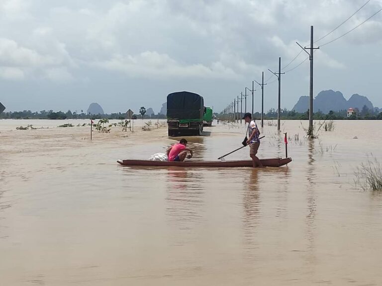 ဘားအံမြို့ ရေကြီးမှုဖြစ်စဉ်အတွင်း ကလေ-းငယ်တစ်ဦးနှင့် အမျိုးသားတစ်ဦး အသက်ဆုံးရှုံး