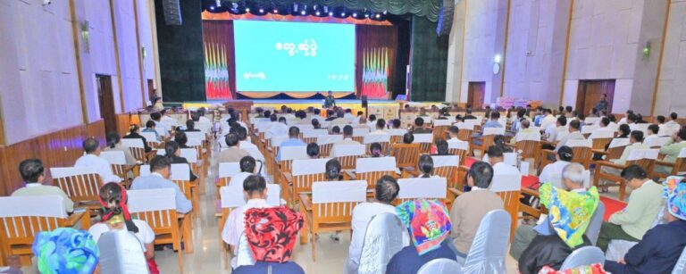 ပြန်လည်ထူထောင်ရေး လုပ်ငန်းများကို အစိုးရတစ်ခုတည်းမဟုတ်ဘဲ ပြည်သူကပါ ပူးပေါင်းလုပ်ဆောင်ကြရန် နစက ဥက္ကဋ္ဌ ပြောကြား