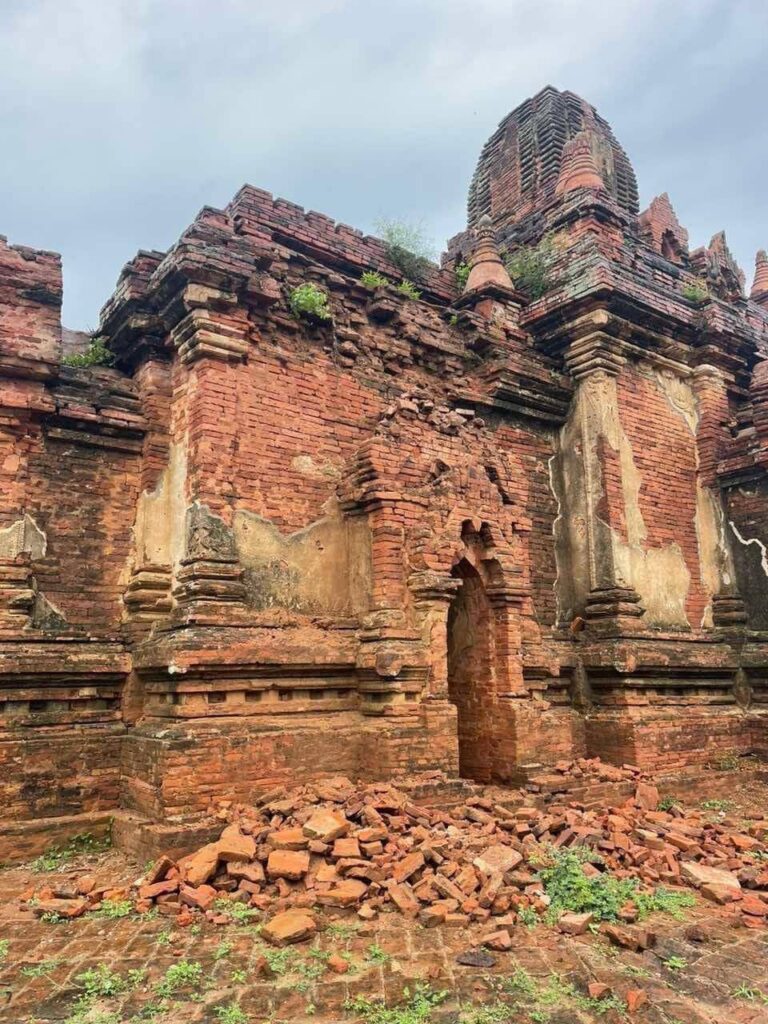 မိုးရွာသွန်းမှုကြောင့် ပျက်စီးခဲ့ရသည့် ပုဂံဘုရားများကို ရှေးမူလက်ရာအတိုင်းသာ ပြုပြင်မည်