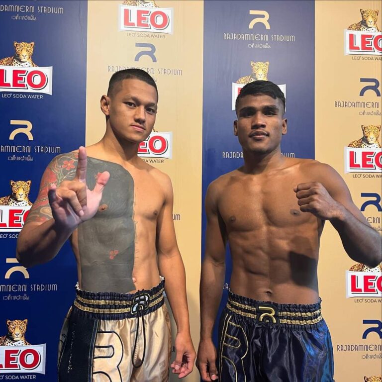 LUI Muay Thai ပွဲစဉ်အတွင်း ထွန်းမင်းနိုင် ဒိုင်ပေးမှတ်ဖြင့် အနိုင်ရ