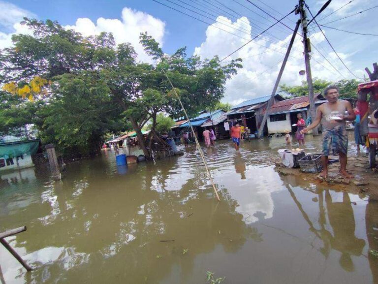 ဒဂုံမြို့သစ်အရှေ့ပိုင်းမြို့နယ် ရေဘေးသင့်ပြည်သူ (၂၀၀၀) ကျော်အတွက် စားသောက်ရေး ထောက်ပံ့မည်