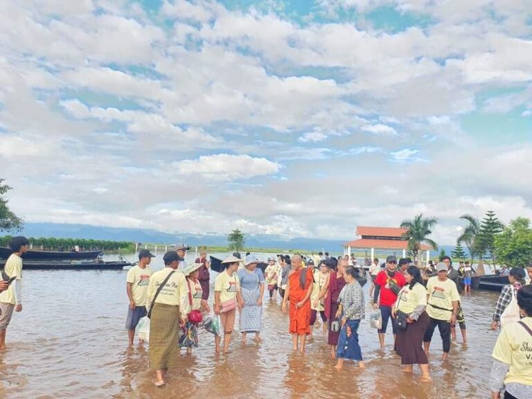 အင်းလေးဒေသနှင့် ကယားစစ်ဘေးရှောင်များကို ရွှေဆံပင်အဖွဲ့ သွားရောက်ကူညီ