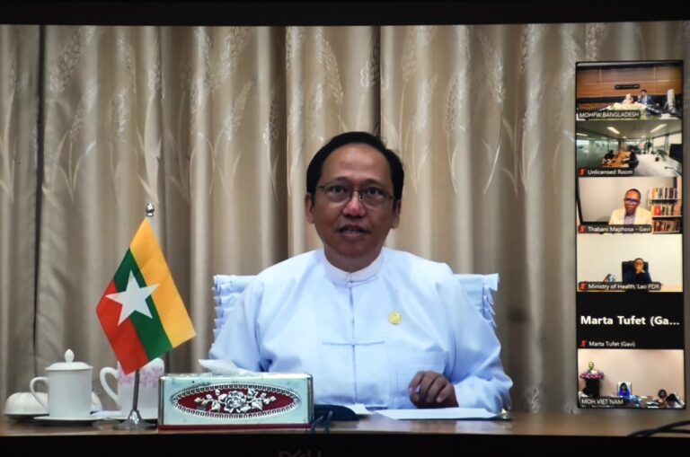 နိုင်ငံတော်အစိုးရမှ နှစ်စဉ် အမျိုးသားကာကွယ် ဆေးထိုးလုပ်ငန်းများအတွက် နိုင်ငံခြားငွေအ မြောက်အများကိုကျခံသုံးစွဲပေးလျက်ရှိဟု ကျန်းမာရေးဝန်ကြီးပြော